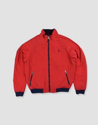 Vintage size L polo ralph lauren jacket in red