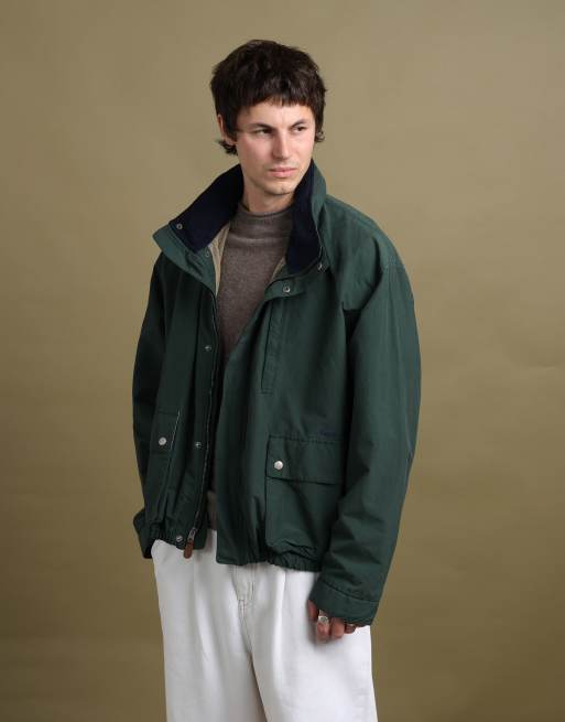 Vintage size L Polo Sport bomber jacket in forest green, 1 of 7
