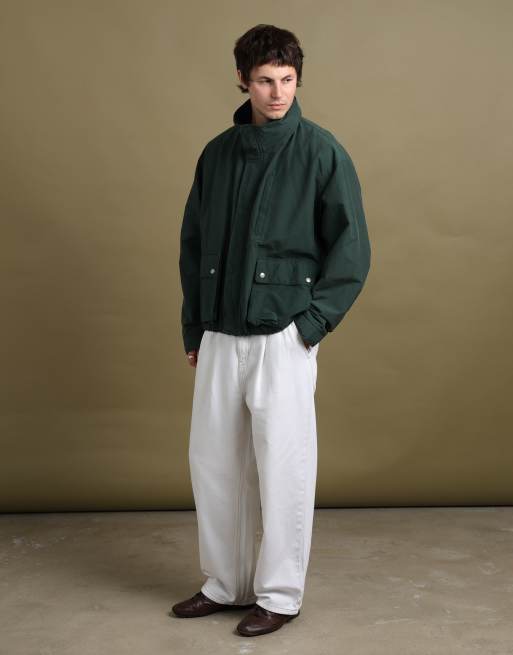 Vintage size L Polo Sport bomber jacket in forest green, 6 of 7
