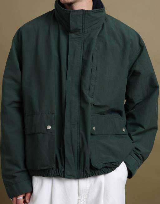 Vintage size L Polo Sport bomber jacket in forest green, 7 of 7