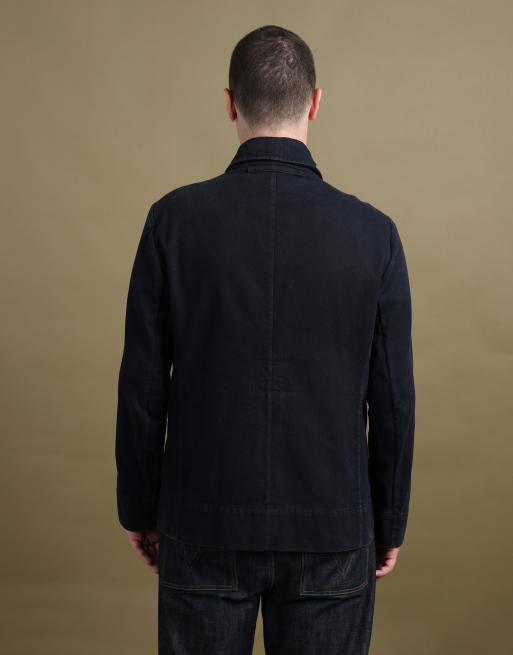 Vintage size L Prada peacoat in navy, 6 of 7