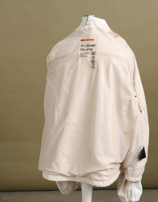 Vintage size L Prada windbreaker in cream, 7 of 7