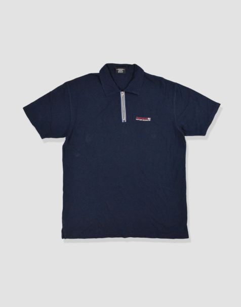 Vintage size L ralph lauren polo shirt in navy blue - view 1