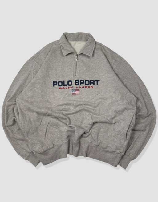 Vintage size L Ralph Lauren Polo Sport sweatshirt in grey