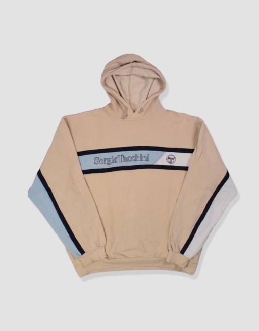 Vintage size L sergio tacchini hoodie in beige