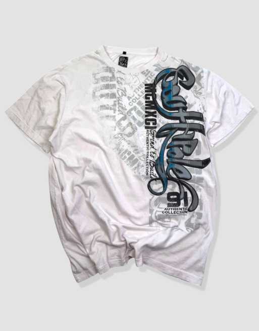 Vintage size L Southpole graphic t-shirt in white