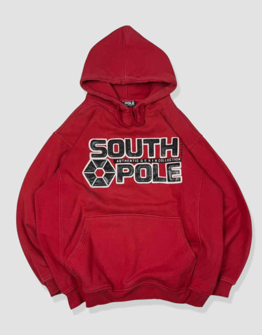 Vintage size L southpole hoodie in red