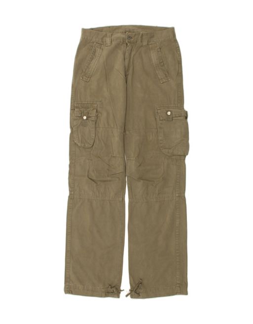 Vintage Size L Straight Cargo Trousers in Khaki