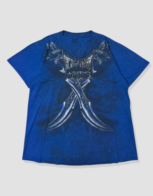 Vintage Size L Tapout T-Shirt in Blue