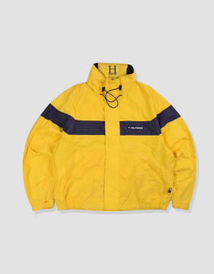  Vintage size L tommy hilfiger jacket in yellow