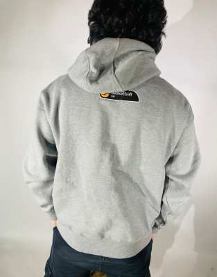 Vintage Size L USA State Championship Hoodie in Grey