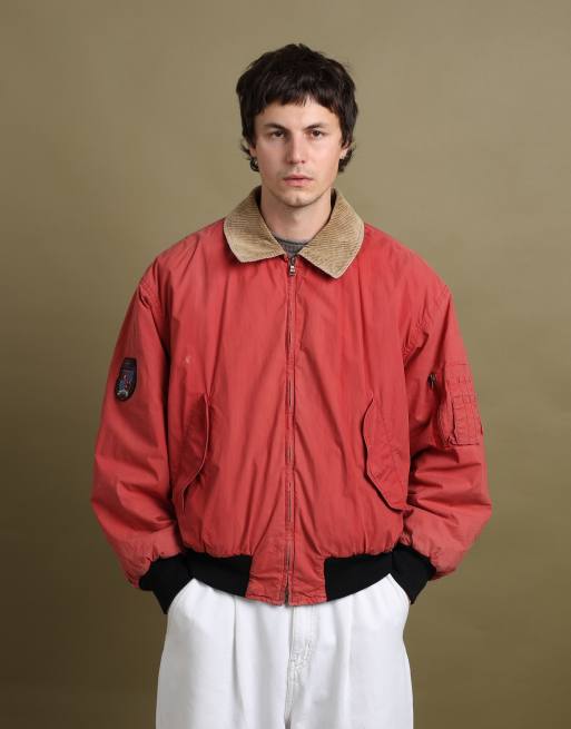 Vintage size L Valentino bomber jacket in red, 1 of 7