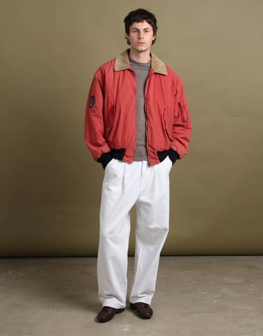 Vintage size L Valentino bomber jacket in red, 2 of 7