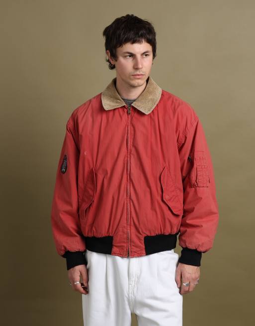 Vintage size L Valentino bomber jacket in red, 4 of 7