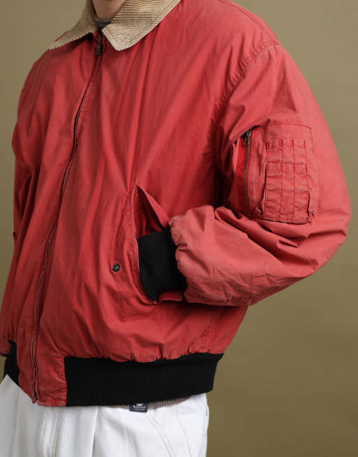 Vintage size L Valentino bomber jacket in red, 5 of 7