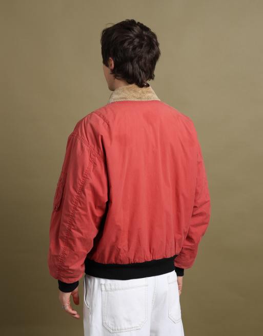 Vintage size L Valentino bomber jacket in red, 6 of 7