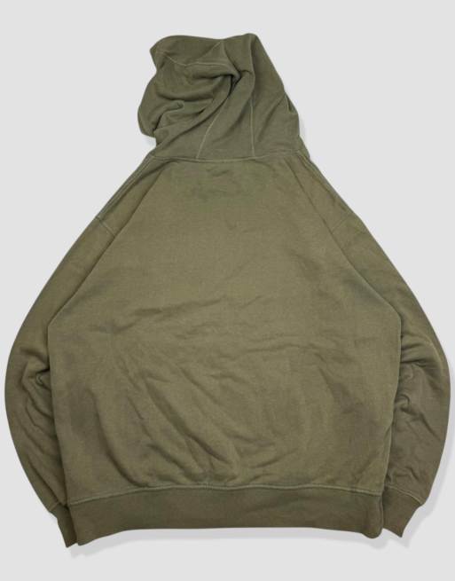 Vintage size L Volcom graphic hoodie in khaki, 2 of 4