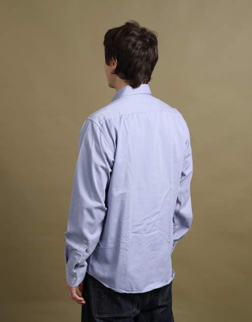 Vintage size L Yves Saint Laurent oxford shirt in lilac, 5 of 6