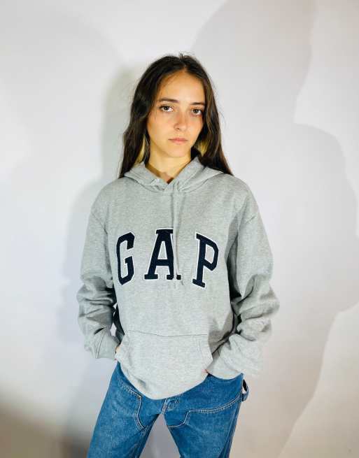 Vintage Size Large Gap Hoodie in Grey