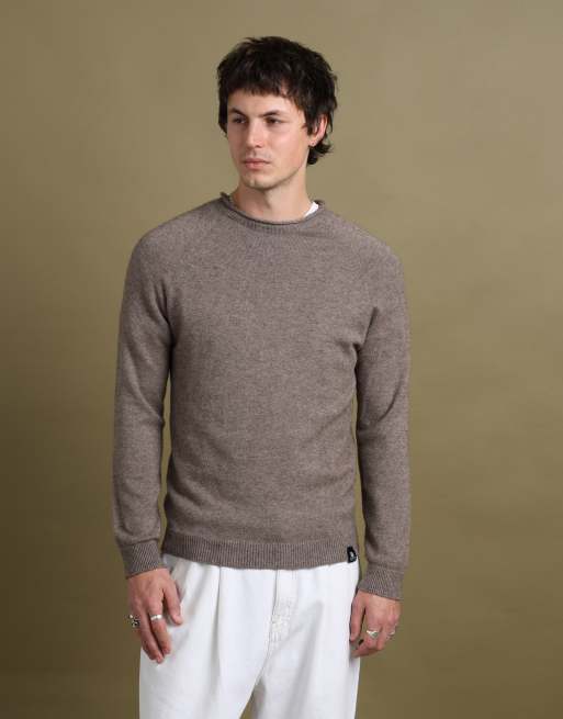 Vintage size M Aquascutum open-knit jumper in brown, 4 of 7