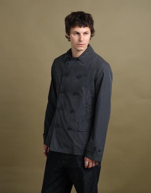 Vintage size M Armani Jeans peacoat in navy, 4 of 7