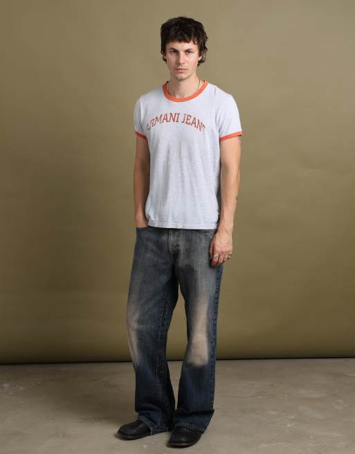 Vintage size M Armani Jeans t-shirt in grey, 3 of 6