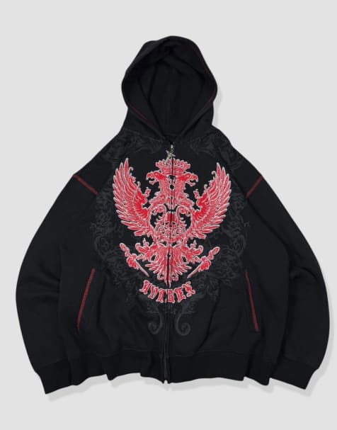 Vintage Size M Avirex Hoodie in Black - view 1