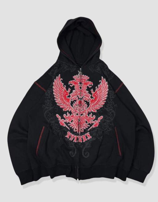 Vintage Size M Avirex Hoodie in Black