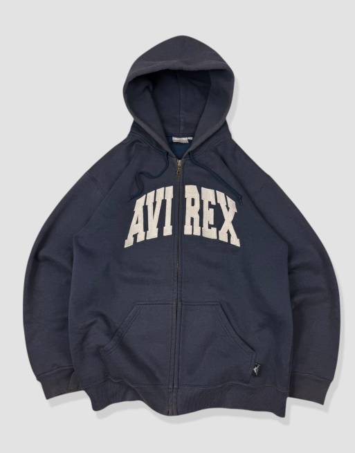 Vintage size M avirex hoodie in navy