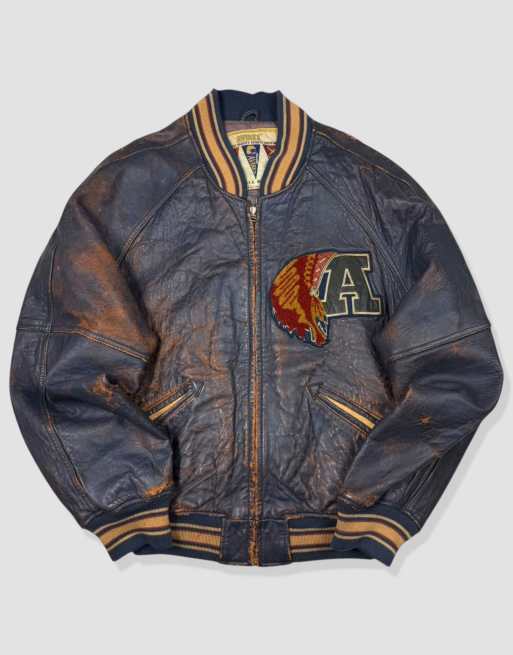 AH MURDERZ × AVIREX AMDZSTONEWASHEDMA-1 MA-1 NYLON BOMBER JACKET – Avirex