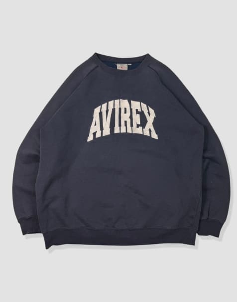 Vintage Size M Avirex Sweatshirt in Navy - view 1