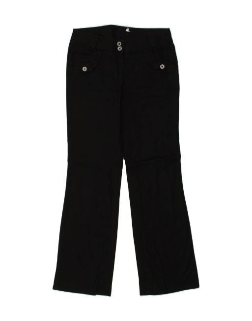 Vintage Size M Bootcut Casual Trousers in Navy Blue