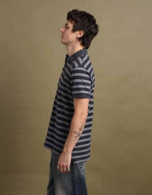 Vintage size M Burberry Brit polo shirt in black, 5 of 7