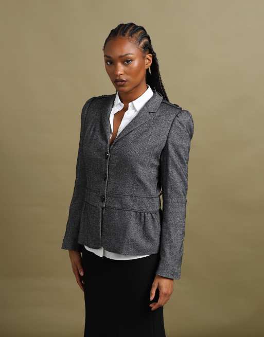 Vintage size M Burberry London blazer in grey, 5 of 7