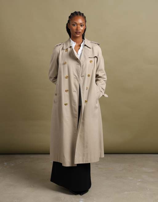 Vintage size M Burberrys double breasted trench coat in beige, 3 of 7