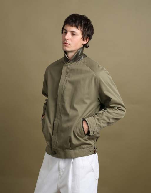 Vintage size M Burberry's harrington jacket in green, 1 of 7