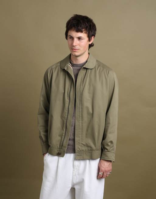 Vintage size M Burberry's harrington jacket in green, 2 of 7
