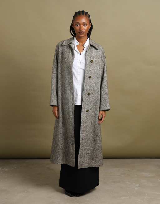 Vintage size M Burberrys overcoat in grey, 2 of 7