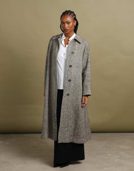 Vintage size M Burberrys overcoat in grey, 4 of 7