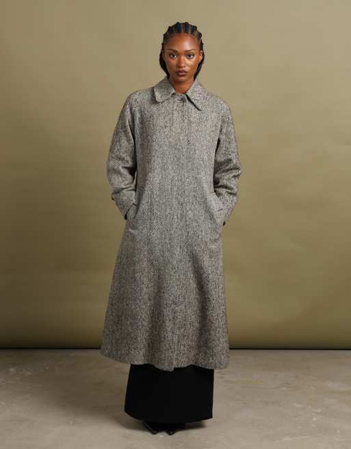 Vintage size M Burberrys overcoat in grey, 5 of 7