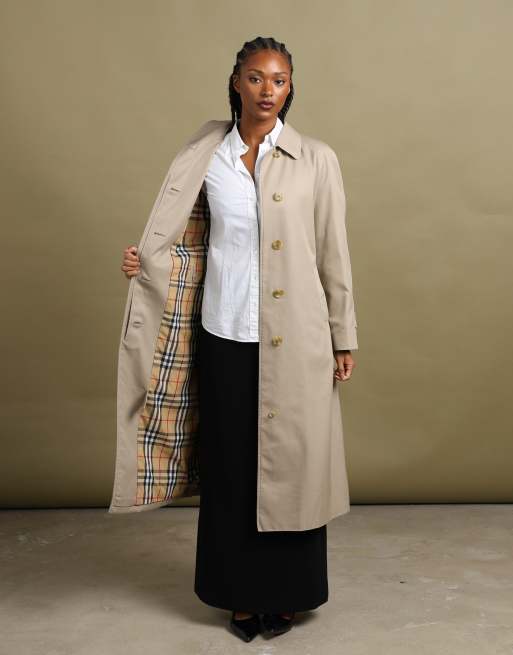 Vintage size M Burberrys single breasted trench coat in beige, 3 of 7