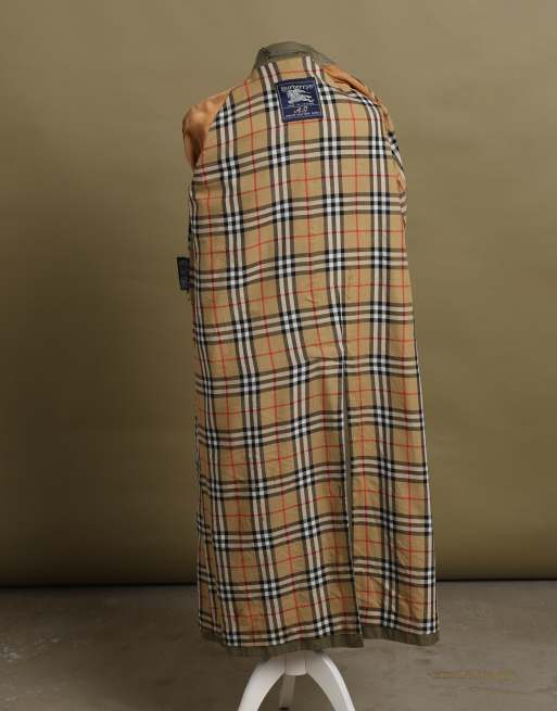 Vintage size M Burberrys trench coat in green, 7 of 7