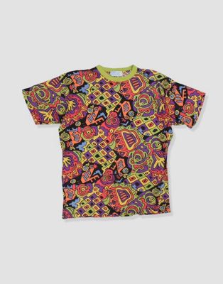 Vintage size m carrera graphic t-shirt in multi
