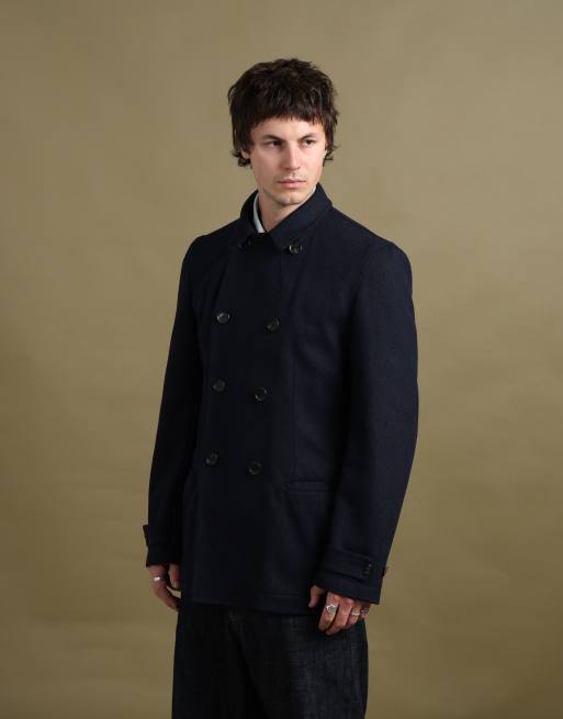 Vintage size M Comme des Garçons peacoat in navy, 1 of 7