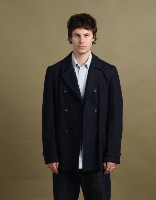 Vintage size M Comme des Garçons peacoat in navy, 2 of 7