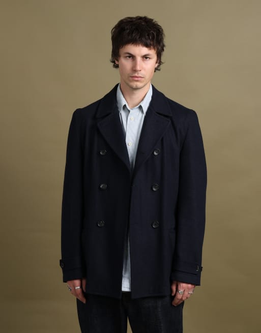 Vintage size M Comme des Garçons peacoat in navy, 4 of 7