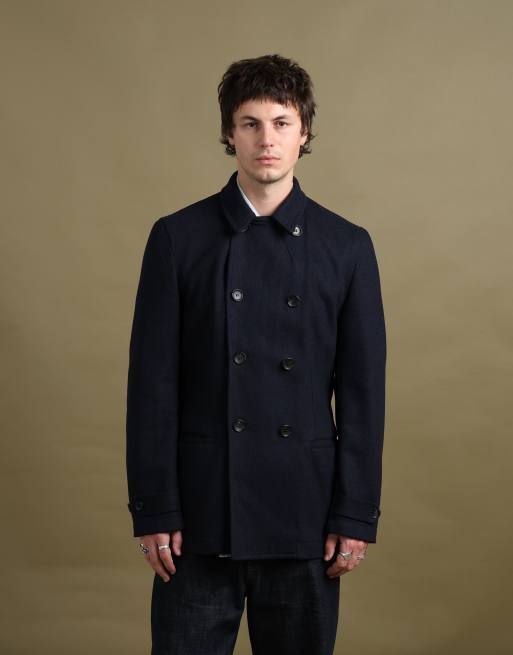 Vintage size M Comme des Garçons peacoat in navy, 6 of 7