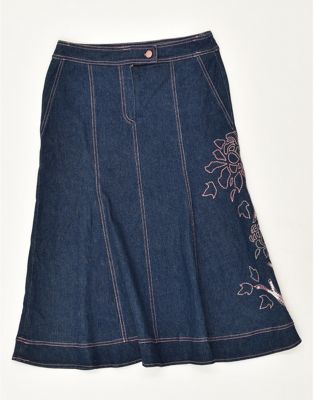 Vintage Size M Denim Skirt in Blue