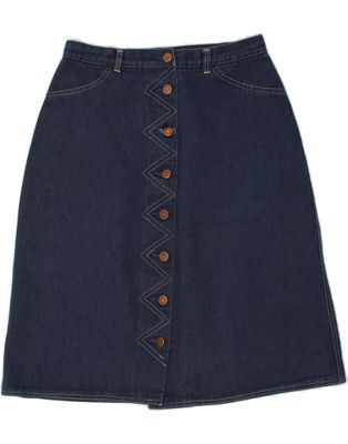 Vintage Size M Denim Skirt in Blue