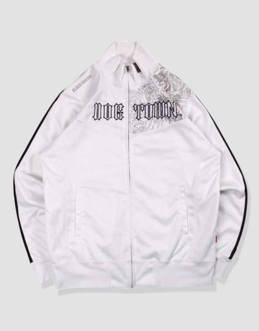 Vintage size M dogtown track jacket in white
